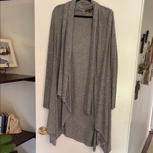 Gray Waterfall William B Cardigan Sweater